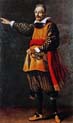 portrait of francesco andreini in the costume of capitano spavento